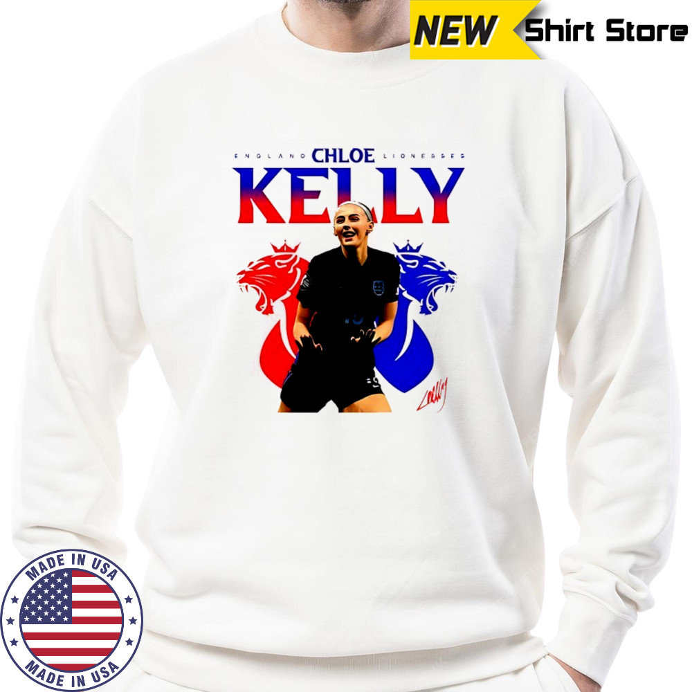 Chloe Kelly Football Soccer England Lionesses signature 2025 shirt Sweatshirt