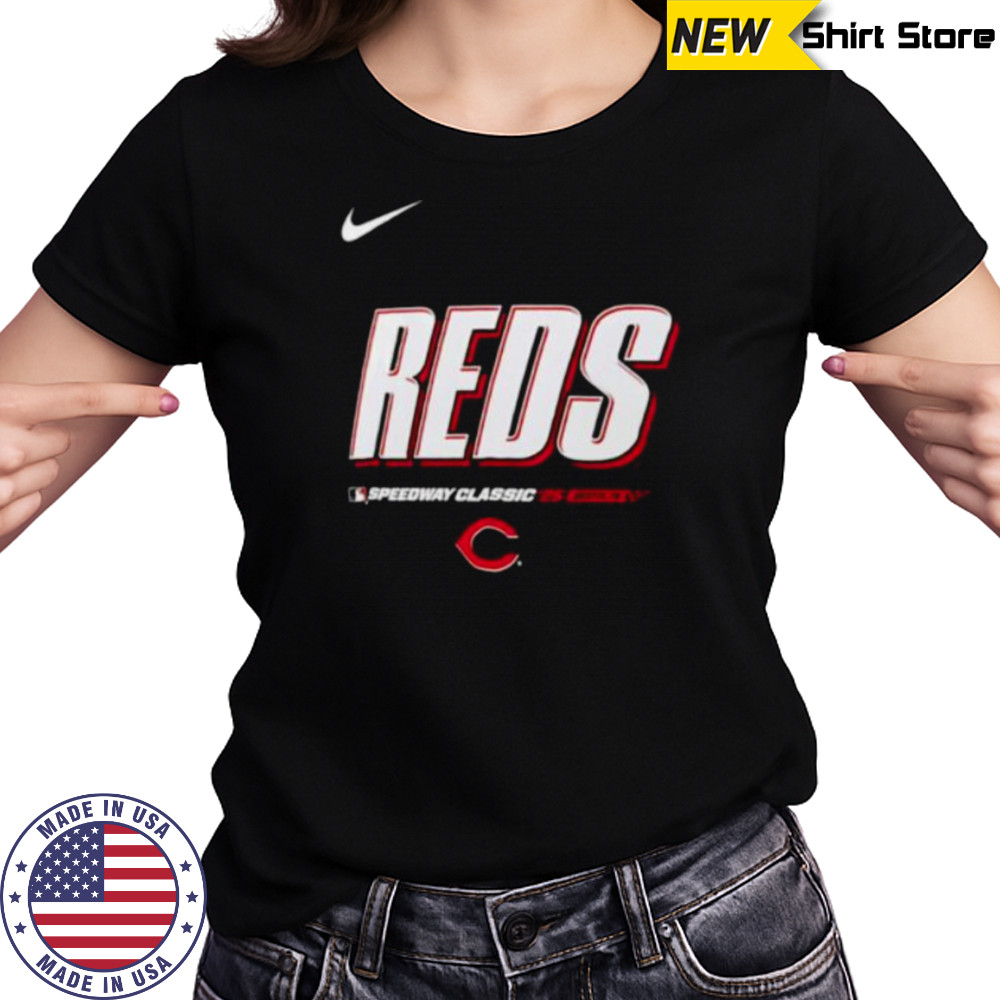 Cincinnati Reds 2025 MLB Speedway Classic Wordmark shirt Women's T-shirt