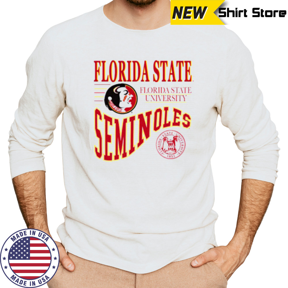 Florida State Seminoles Crest Heavy Shirt Long Sleeved