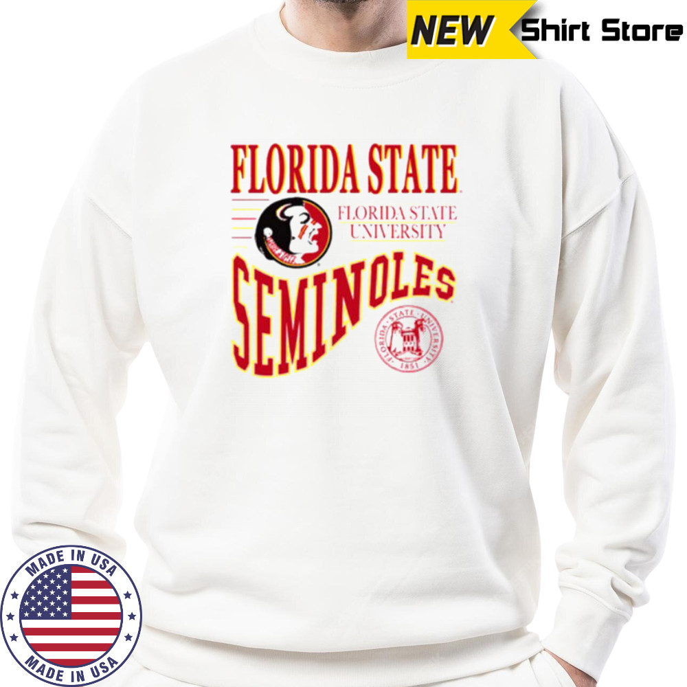 Florida State Seminoles Crest Heavy Shirt Sweatshirt