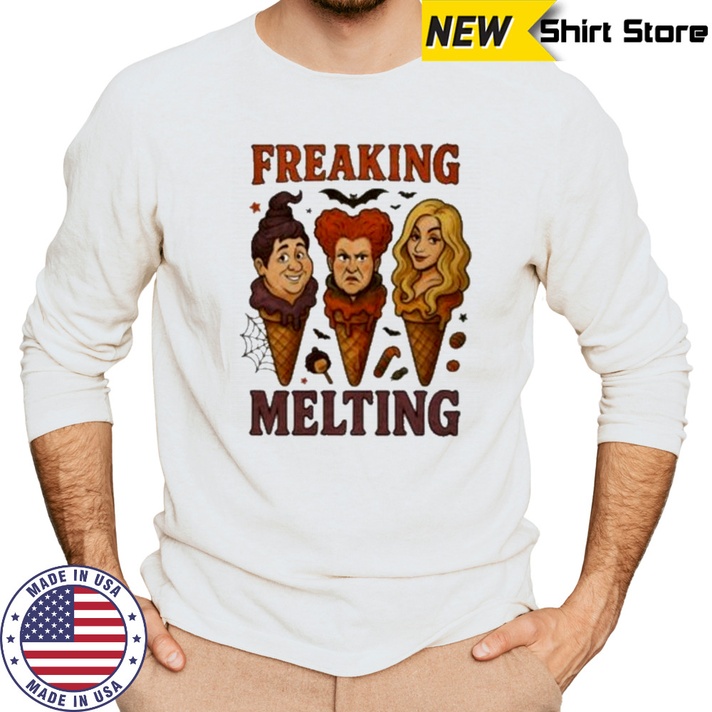 Freaking Melting Hocus Pocus Shirt Long Sleeved