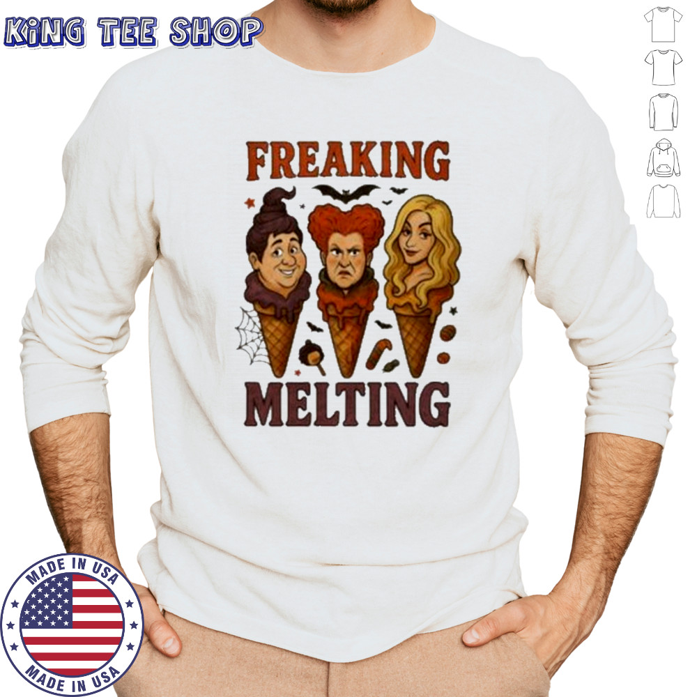 Freaking Melting Hocus Pocus Shirt Long Sleeved