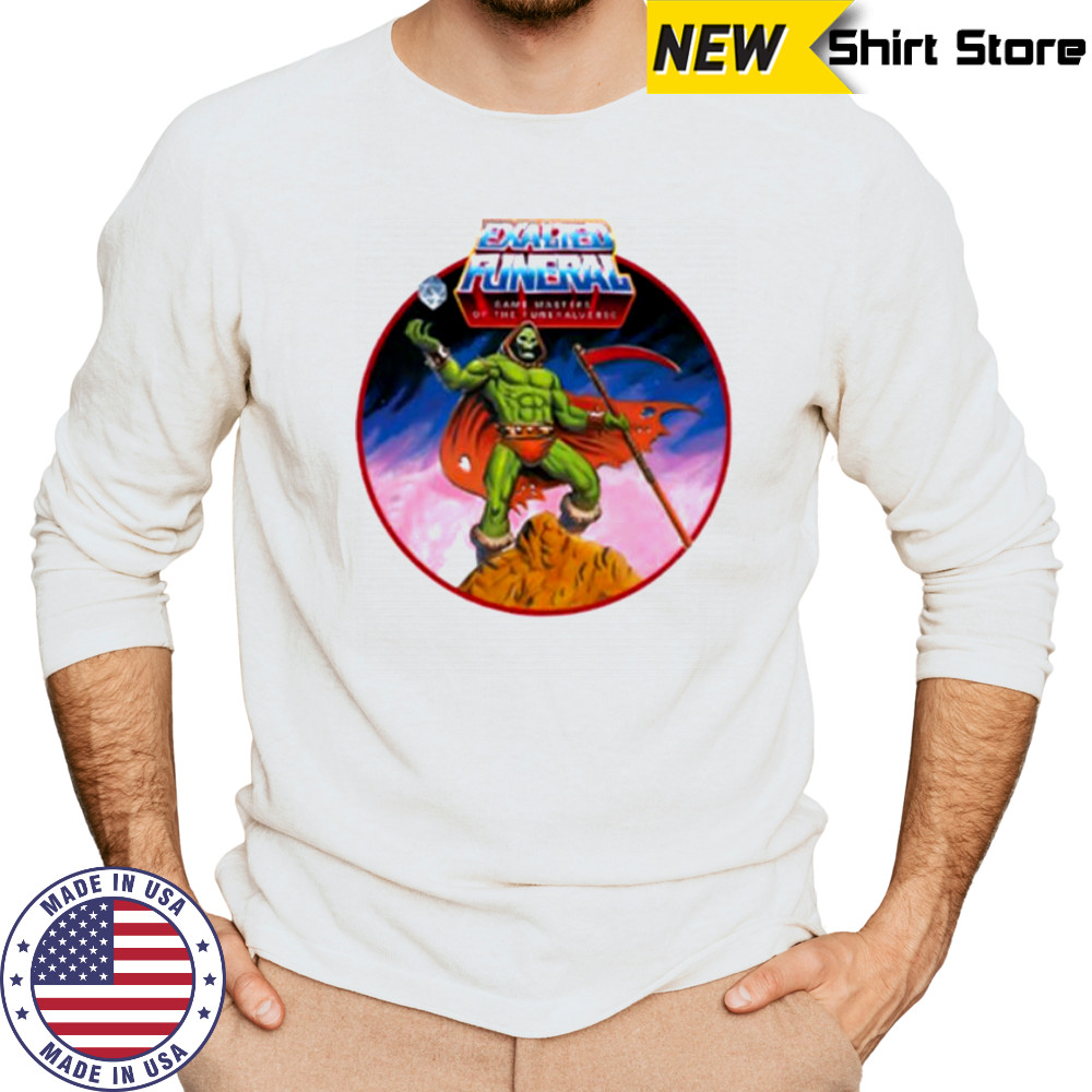 Game Masters of the Funeral verse Skully tor Ringer shirt Long Sleeved