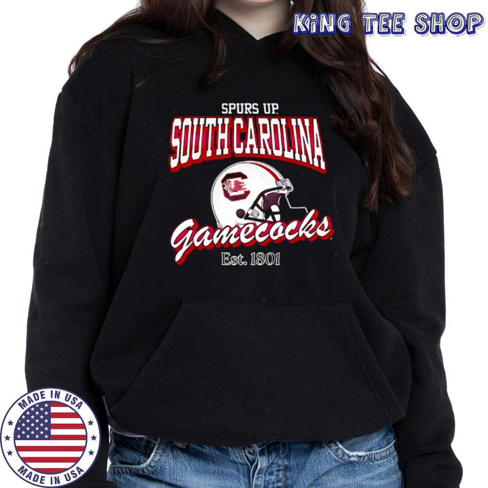 Helmet Spurs Up South Carolina Gamecocks Est 1801 shirt Hoodie