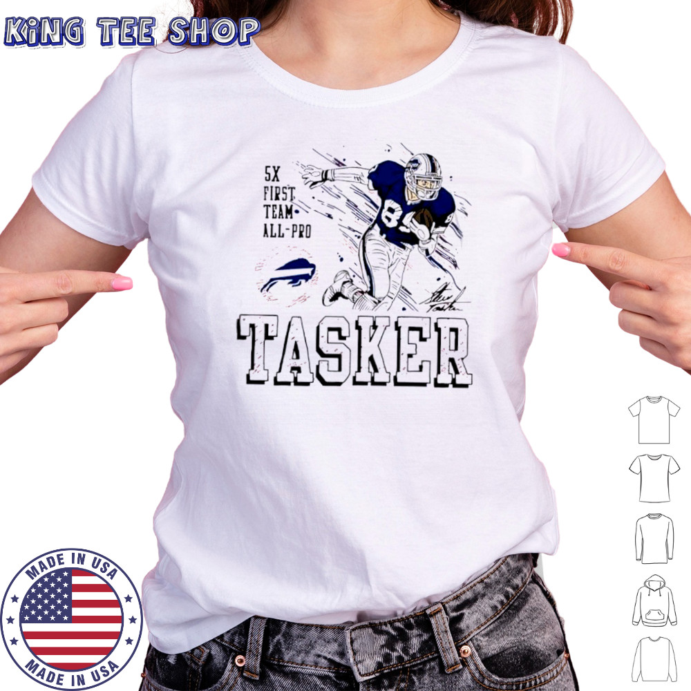 Homage Buffalo Bills Steve Tasker Football signature shirt Women's T-shirt