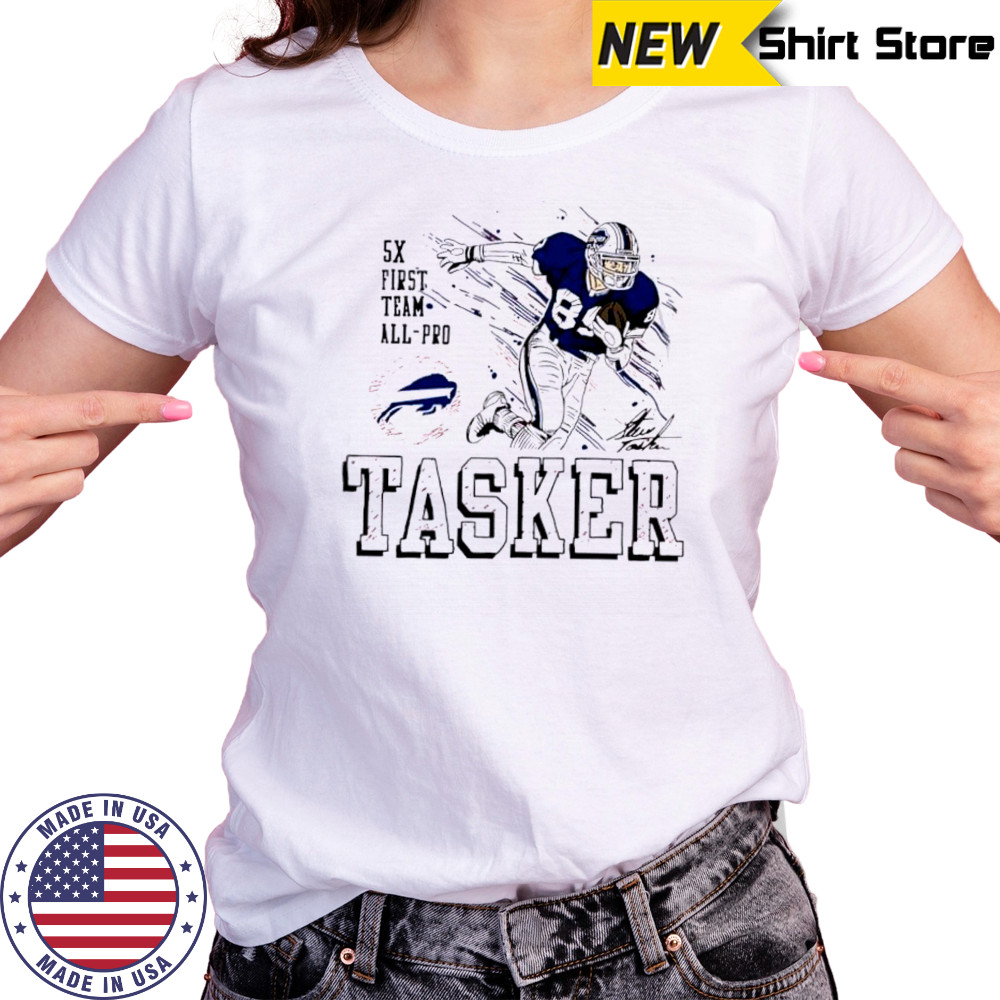 Homage Buffalo Bills Steve Tasker Football signature shirt Women's T-shirt