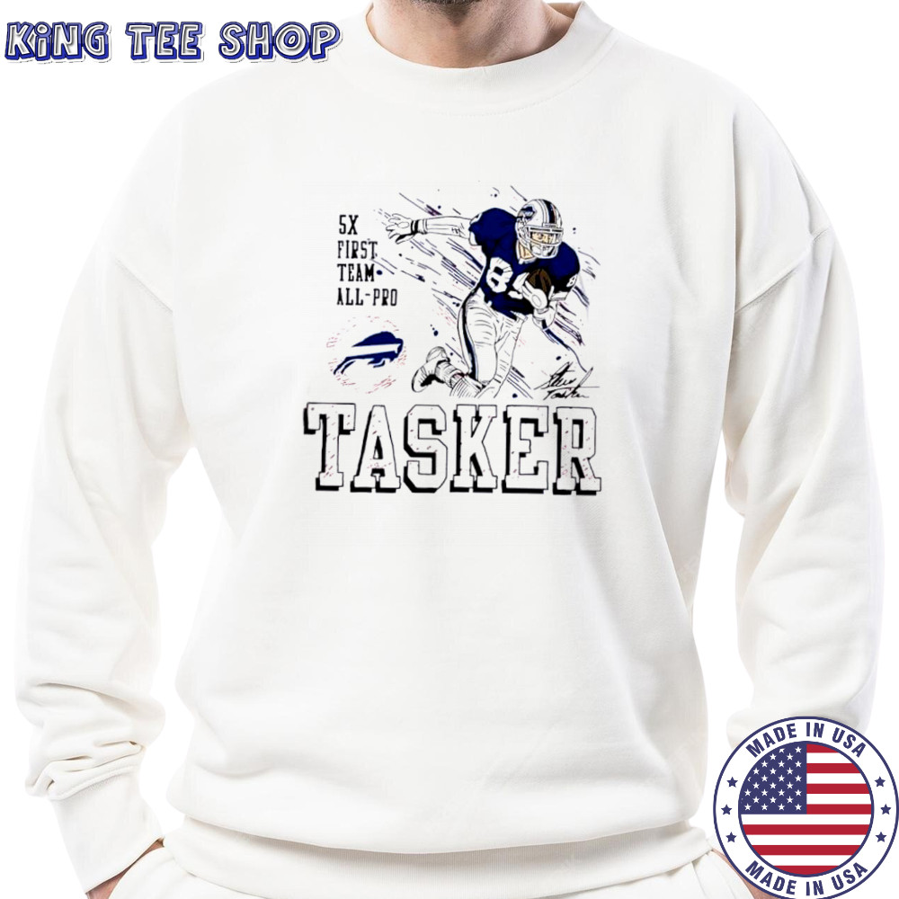 Homage Buffalo Bills Steve Tasker Football signature shirt Sweatshirt