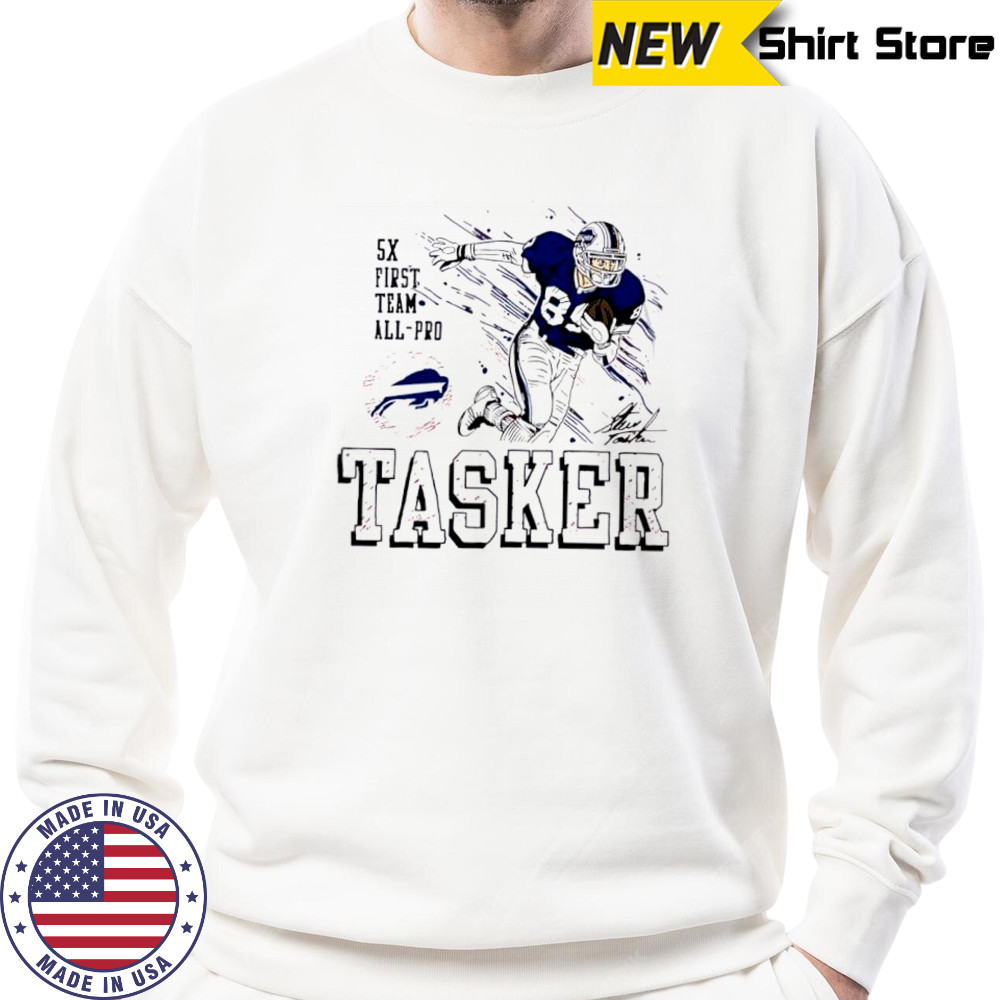 Homage Buffalo Bills Steve Tasker Football signature shirt Sweatshirt