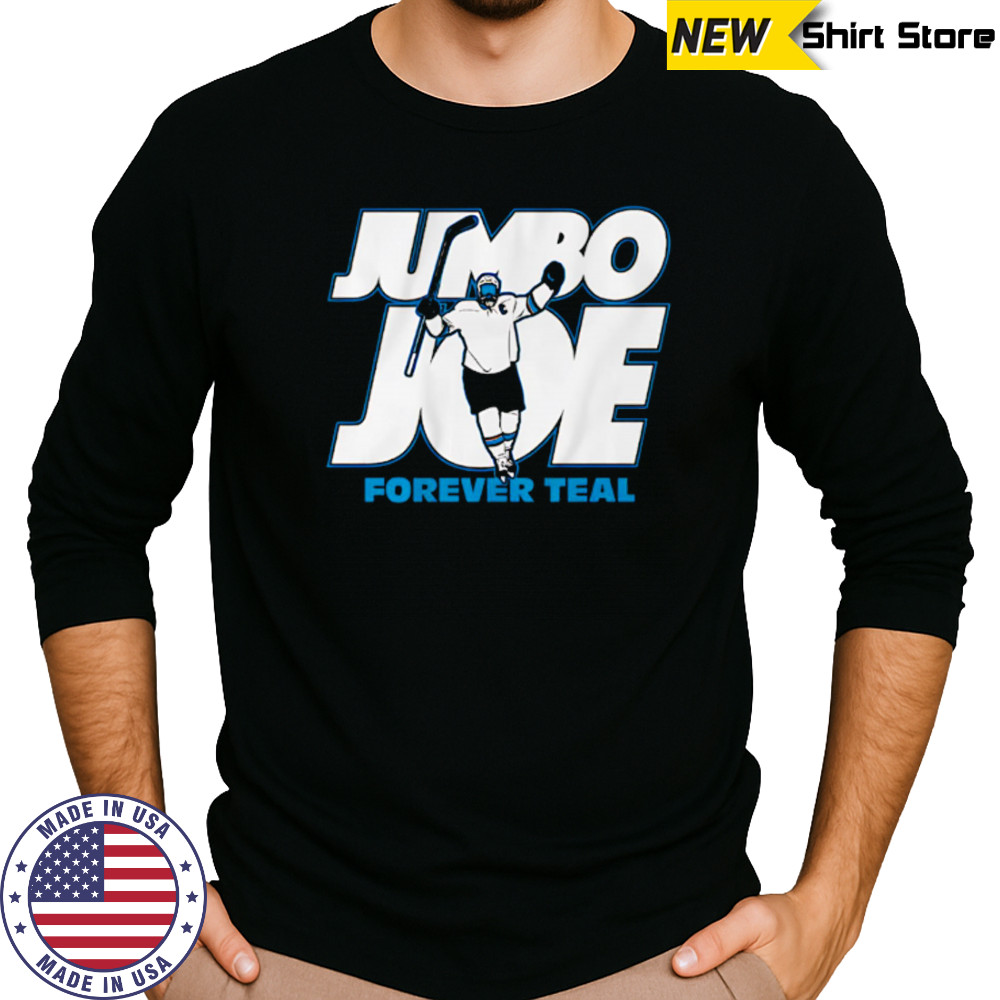 Joe Thornton Jumbo Joe forever teal hockey shirt Long Sleeved