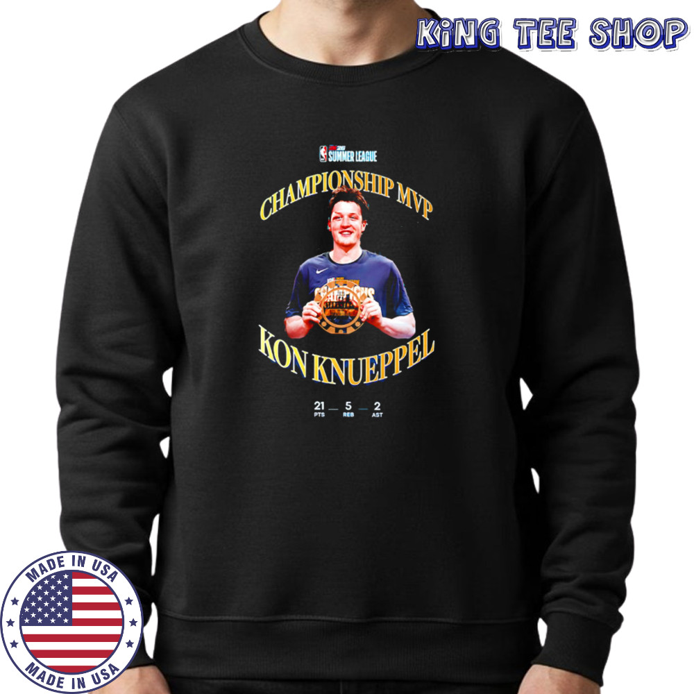 NBA Summer League 2025 Championship MVP Kon Knueppel Charlotte Hornets shirt Sweatshirt