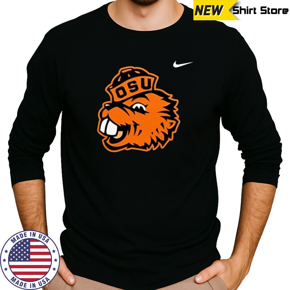 Oregon State Beavers logo shirt Long Sleeved