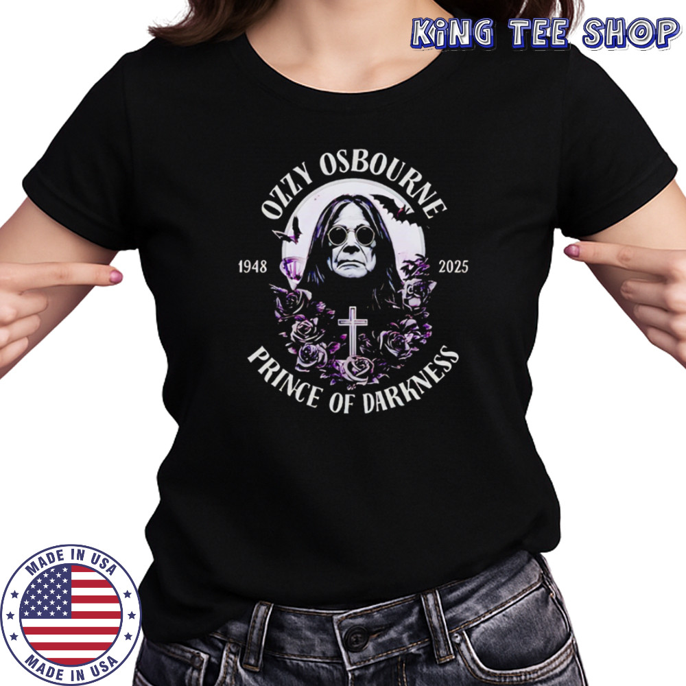 Ozzy osbourne prince of darkness rip shirt Women's T-shirt