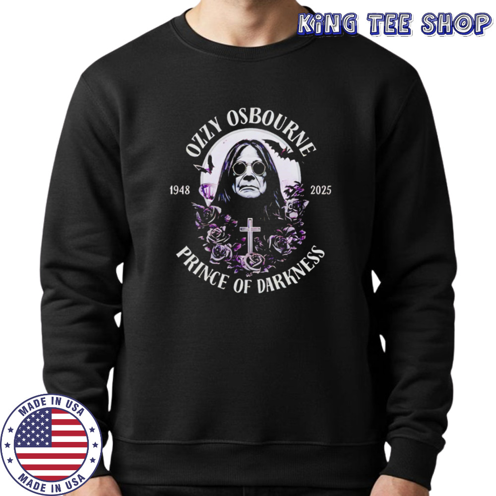 Ozzy osbourne prince of darkness rip shirt Sweatshirt