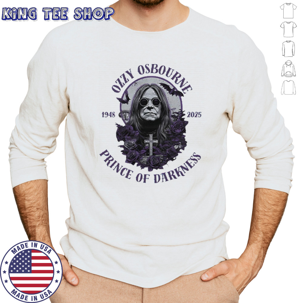 Ozzy Osbourne Prince Of Darkness Shirt Long Sleeved