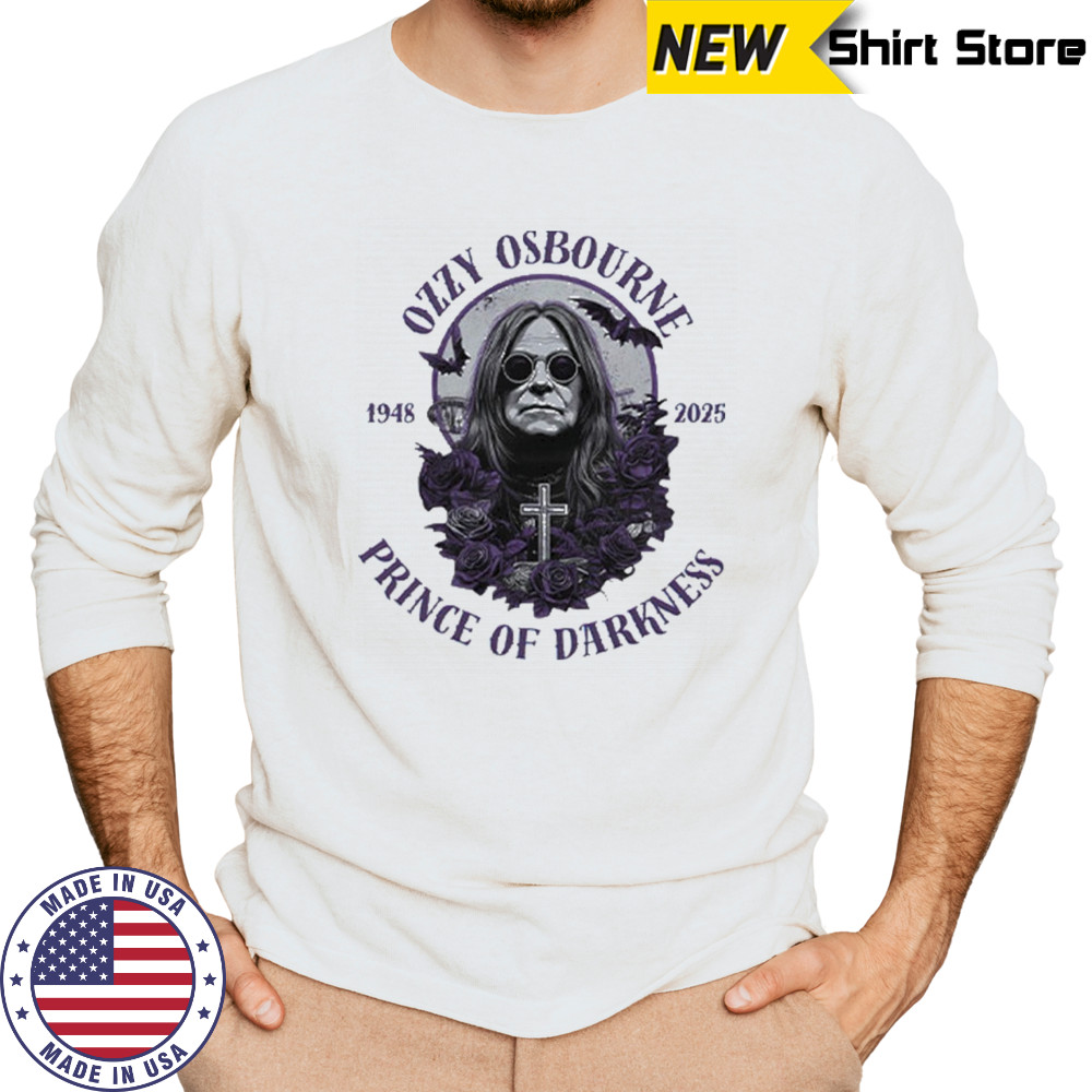 Ozzy Osbourne Prince Of Darkness Shirt Long Sleeved