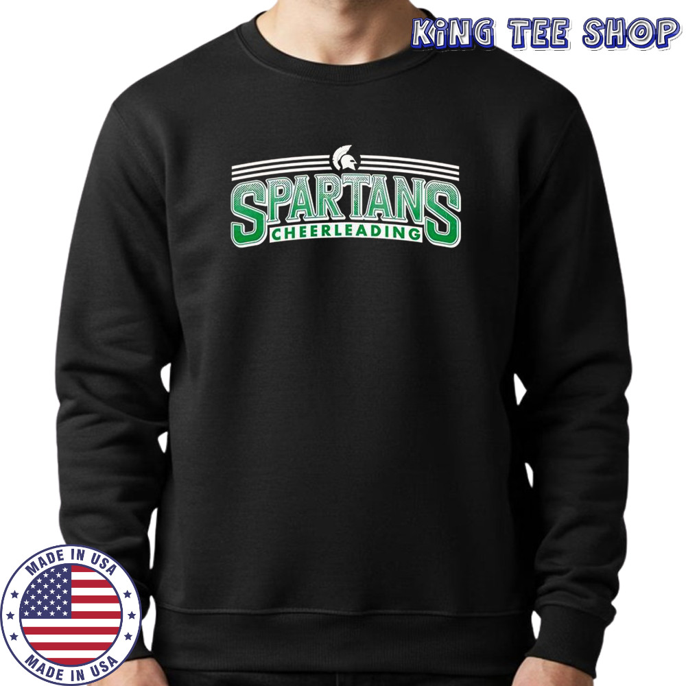 Spartans Cheerleading Stripes T-Shirt Sweatshirt