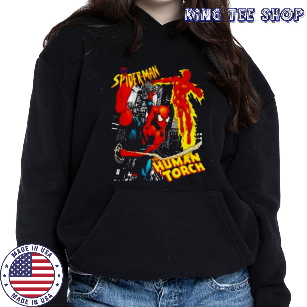 Spider man the Human Torch shirt Hoodie