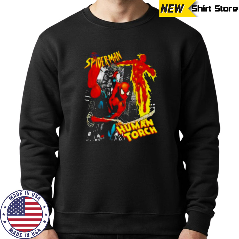 Spider man the Human Torch shirt Sweatshirt