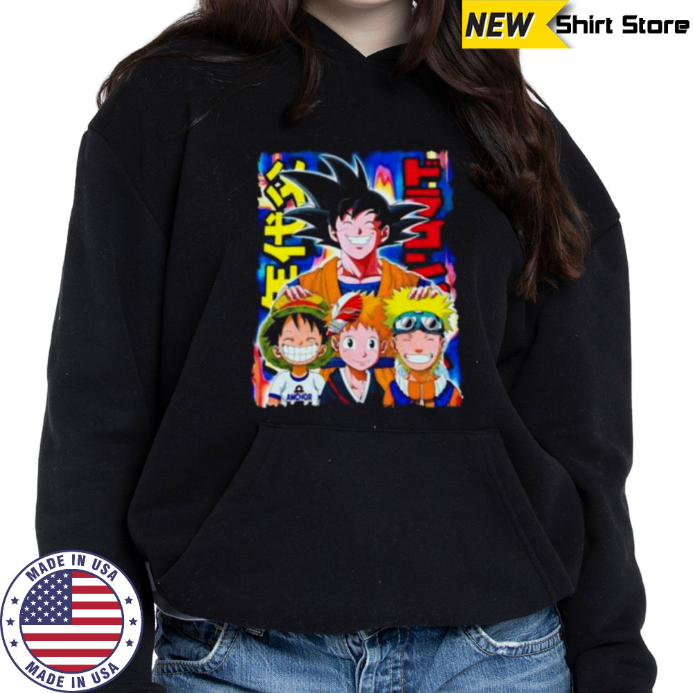 The Father of Anime Goku Luffy Naruto shirt Hoodie