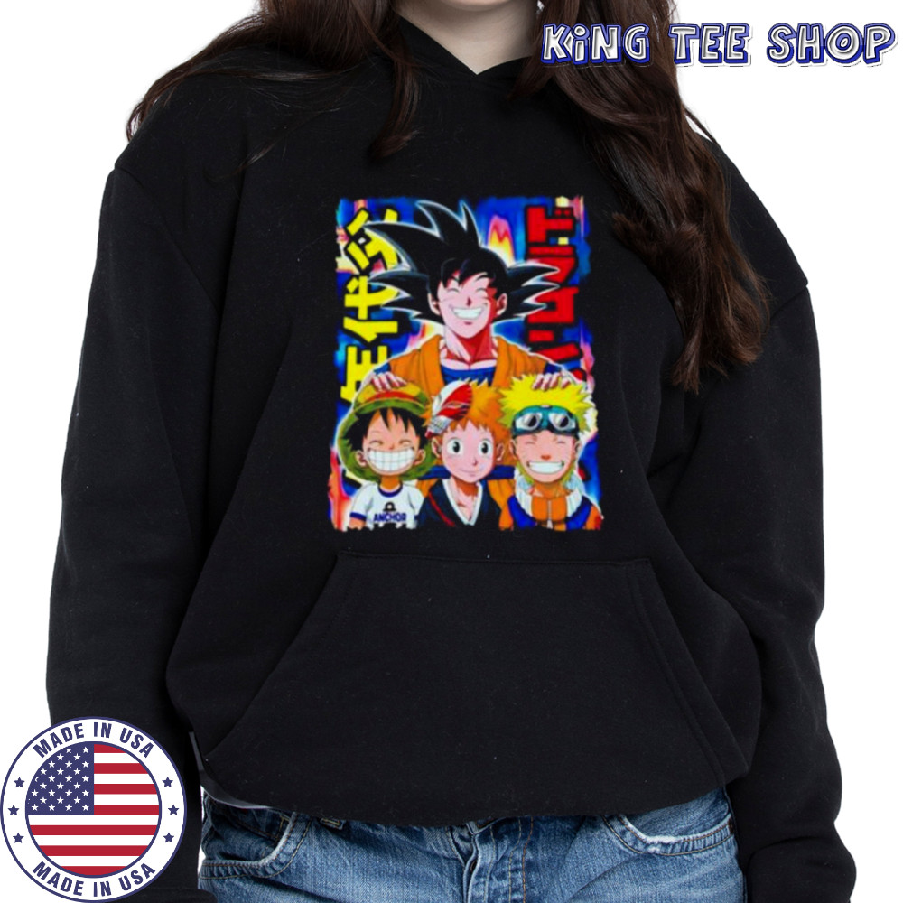 The Father of Anime Goku Luffy Naruto shirt Hoodie