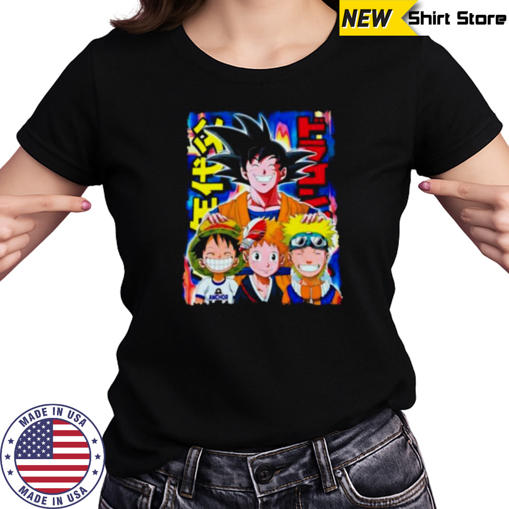 The Father of Anime Goku Luffy Naruto shirt Women's T-shirt