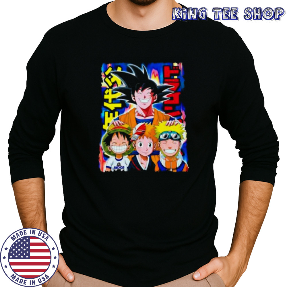 The Father of Anime Goku Luffy Naruto shirt Long Sleeved
