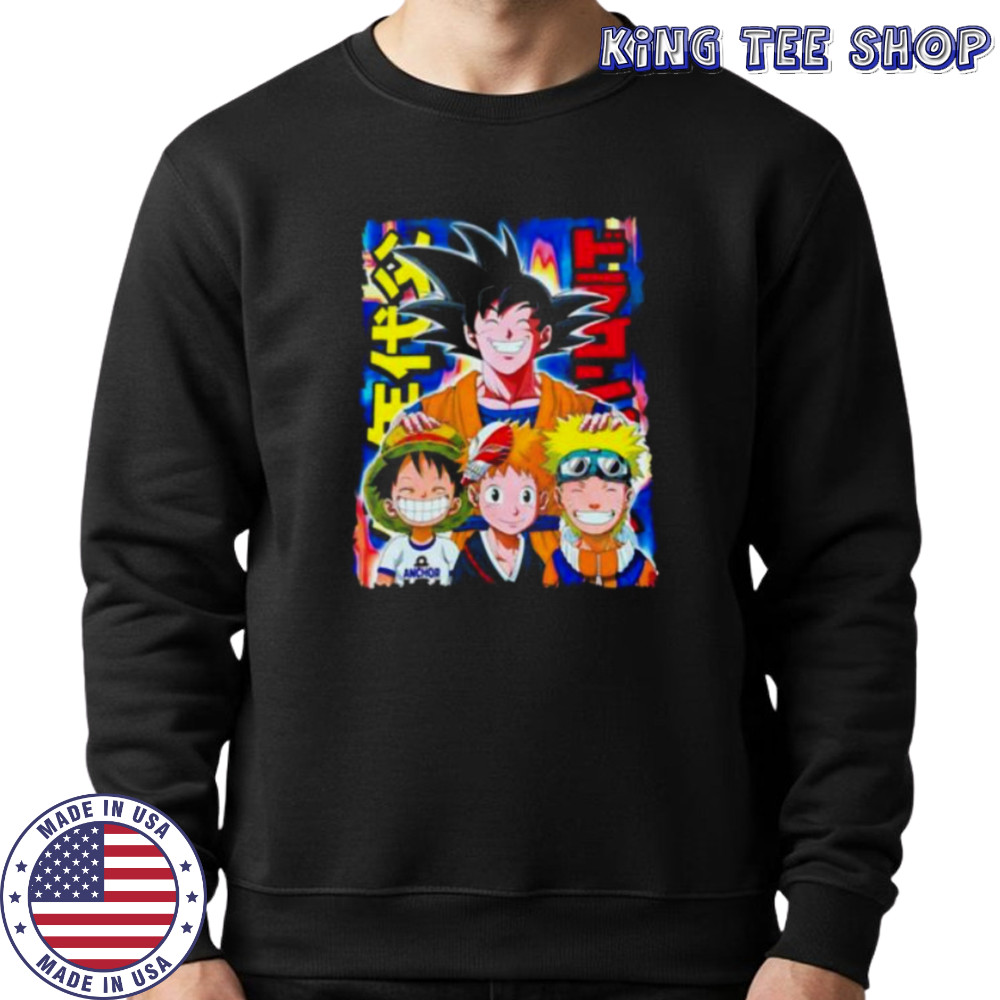 The Father of Anime Goku Luffy Naruto shirt Sweatshirt
