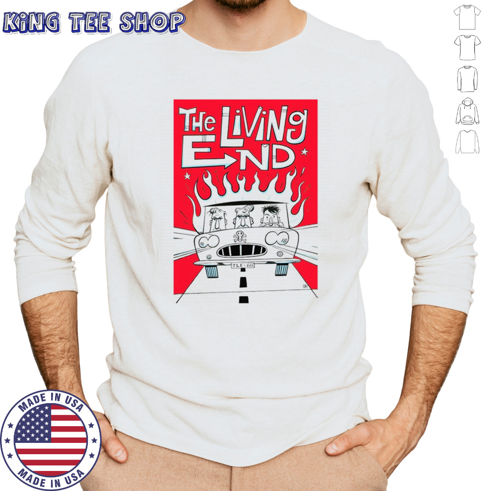 The Living End Cartoon Car Shirt Long Sleeved