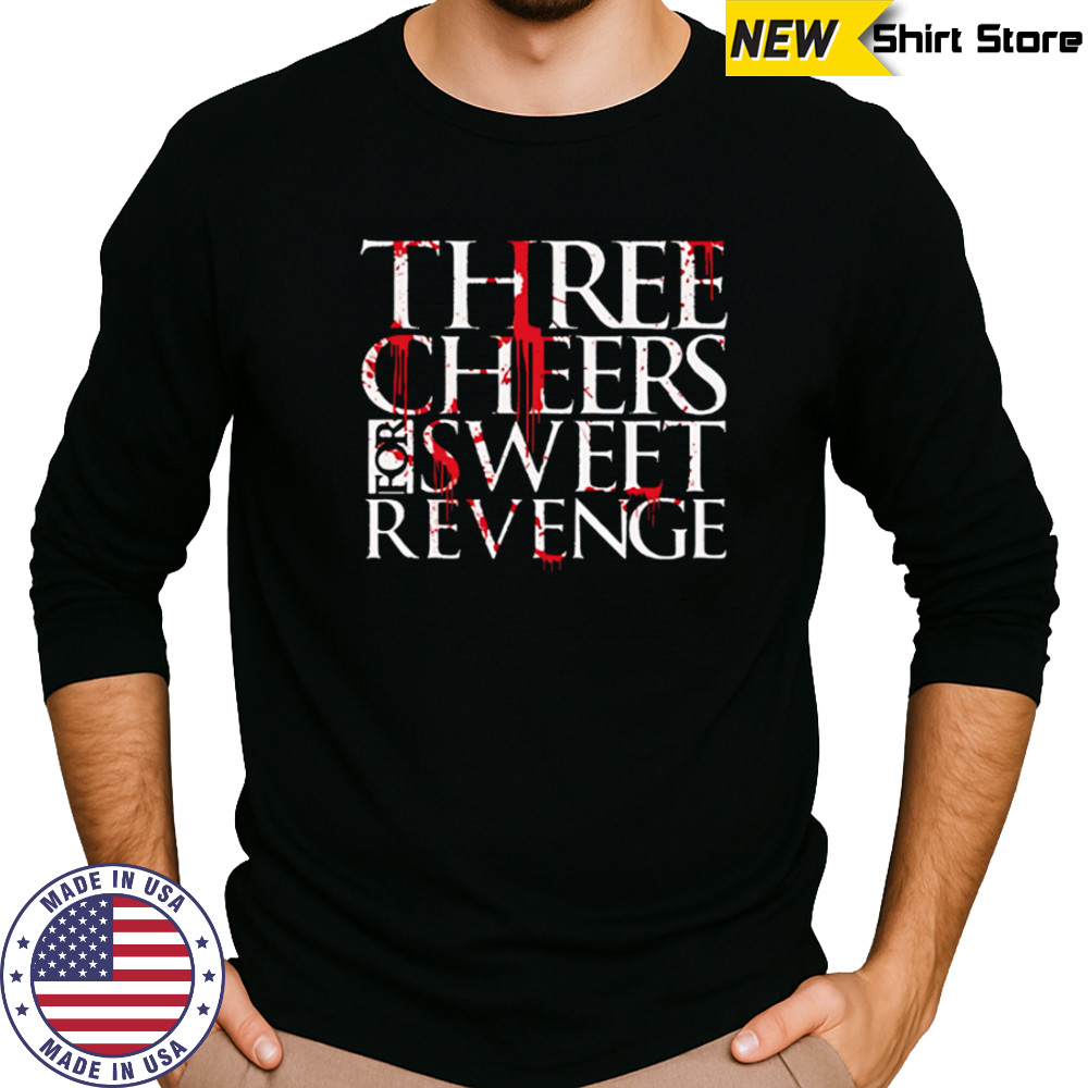 Three Cheers For Sweet Revenge blood stains shirt Long Sleeved
