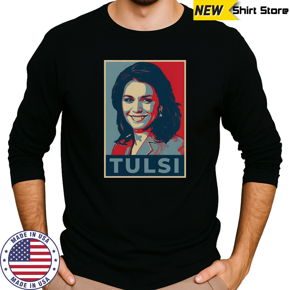 Tulsi Gabbard Portrait Hope T-Shirt Long Sleeved
