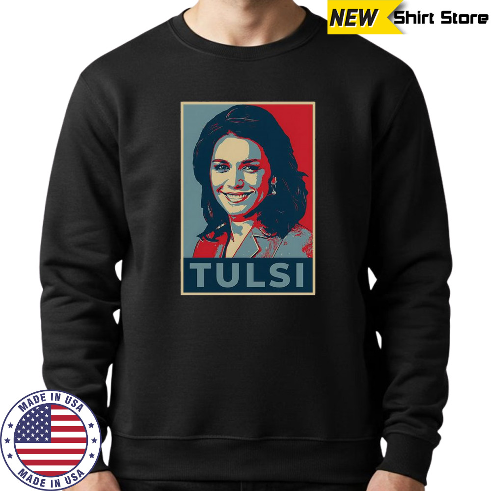 Tulsi Gabbard Portrait Hope T-Shirt Sweatshirt
