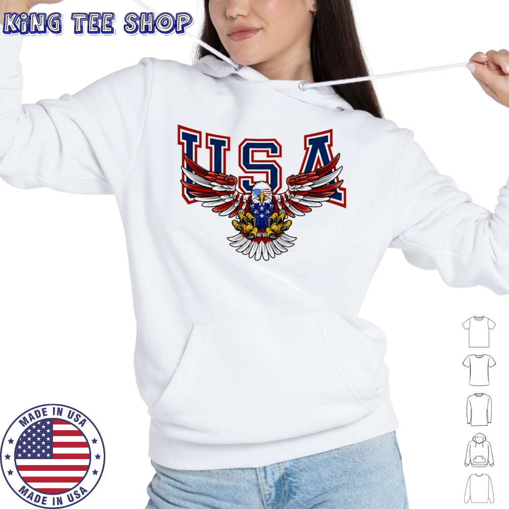 USA Eagle Fly logo shirt Hoodie