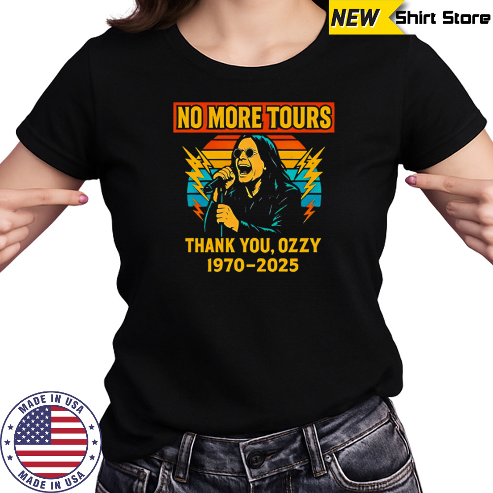 Vintage ozzy osbourne final no more tours shirt Women's T-shirt