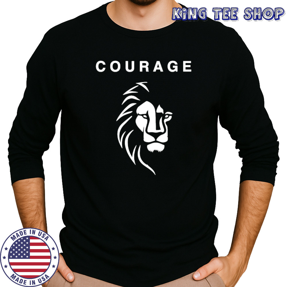 Courage Lion shirt Long Sleeved