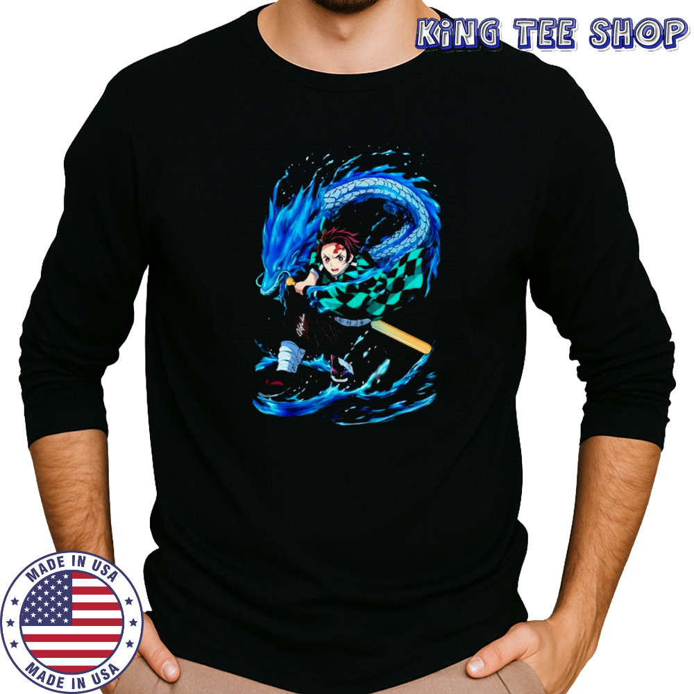 Dodgers Baseball x Demon Slayer shirt Long Sleeved