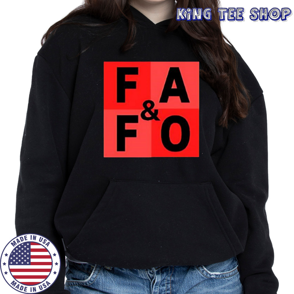 FA and FO red shirt Hoodie