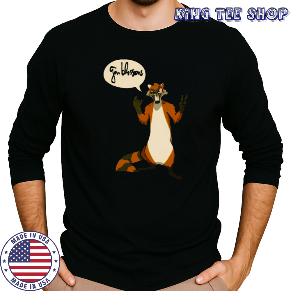 Gin Blossoms Raccoon Shirt Long Sleeved