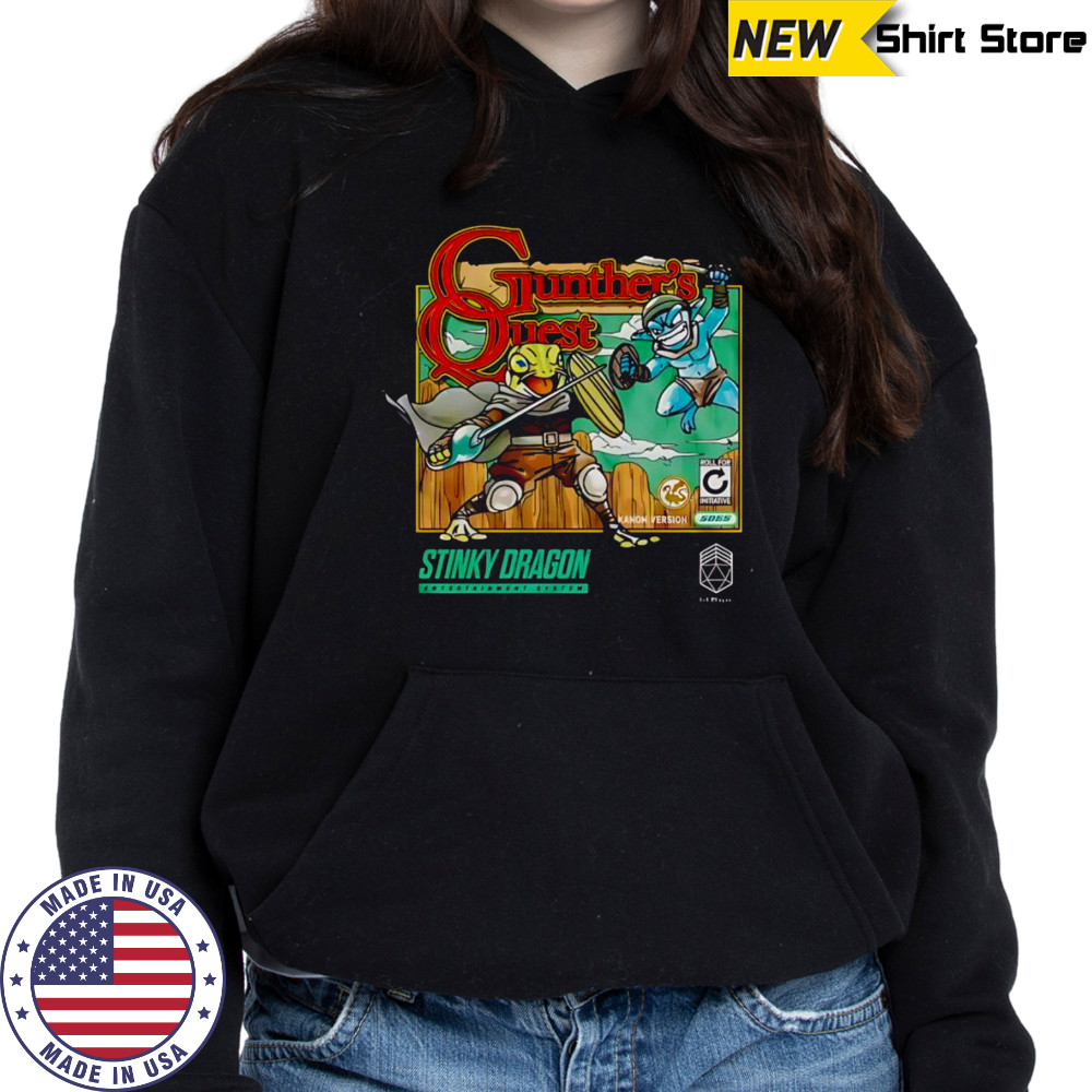Gunther’s Quest stinky dragon shirt Hoodie