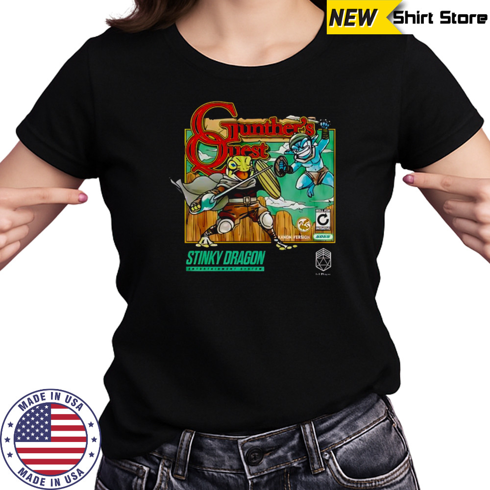 Gunther’s Quest stinky dragon shirt Women's T-shirt