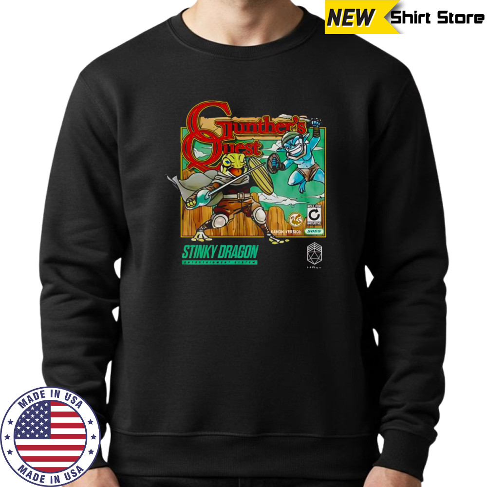 Gunther’s Quest stinky dragon shirt Sweatshirt