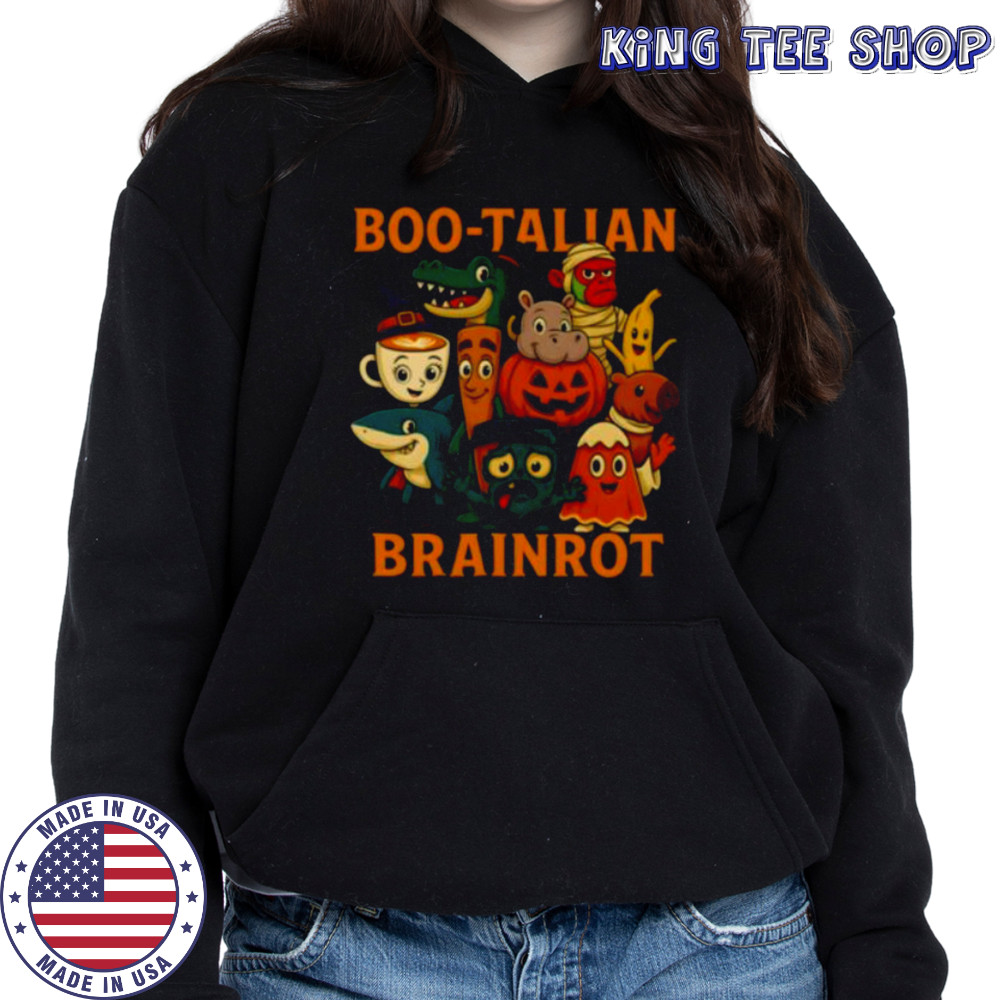 Italian Brainrot Characters Halloween Themes Costume Party Pullover Shirt Hoodie