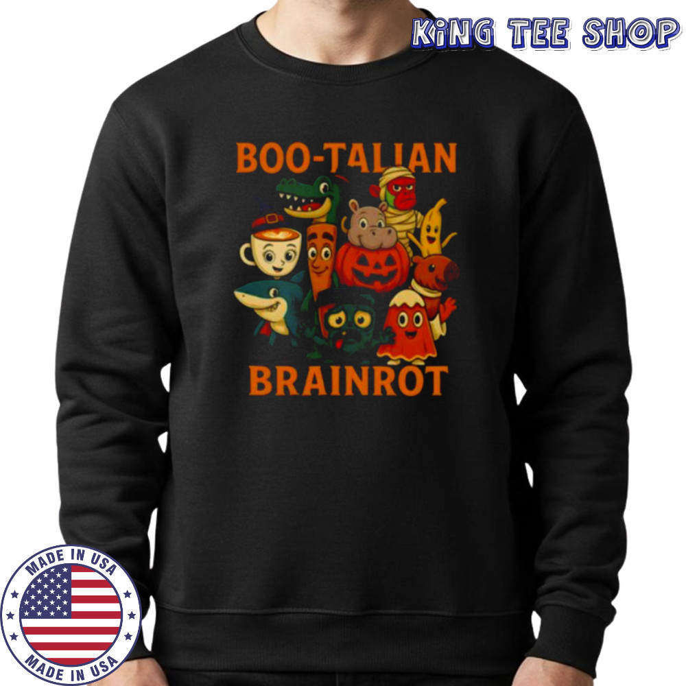 Italian Brainrot Characters Halloween Themes Costume Party Pullover Shirt Sweatshirt