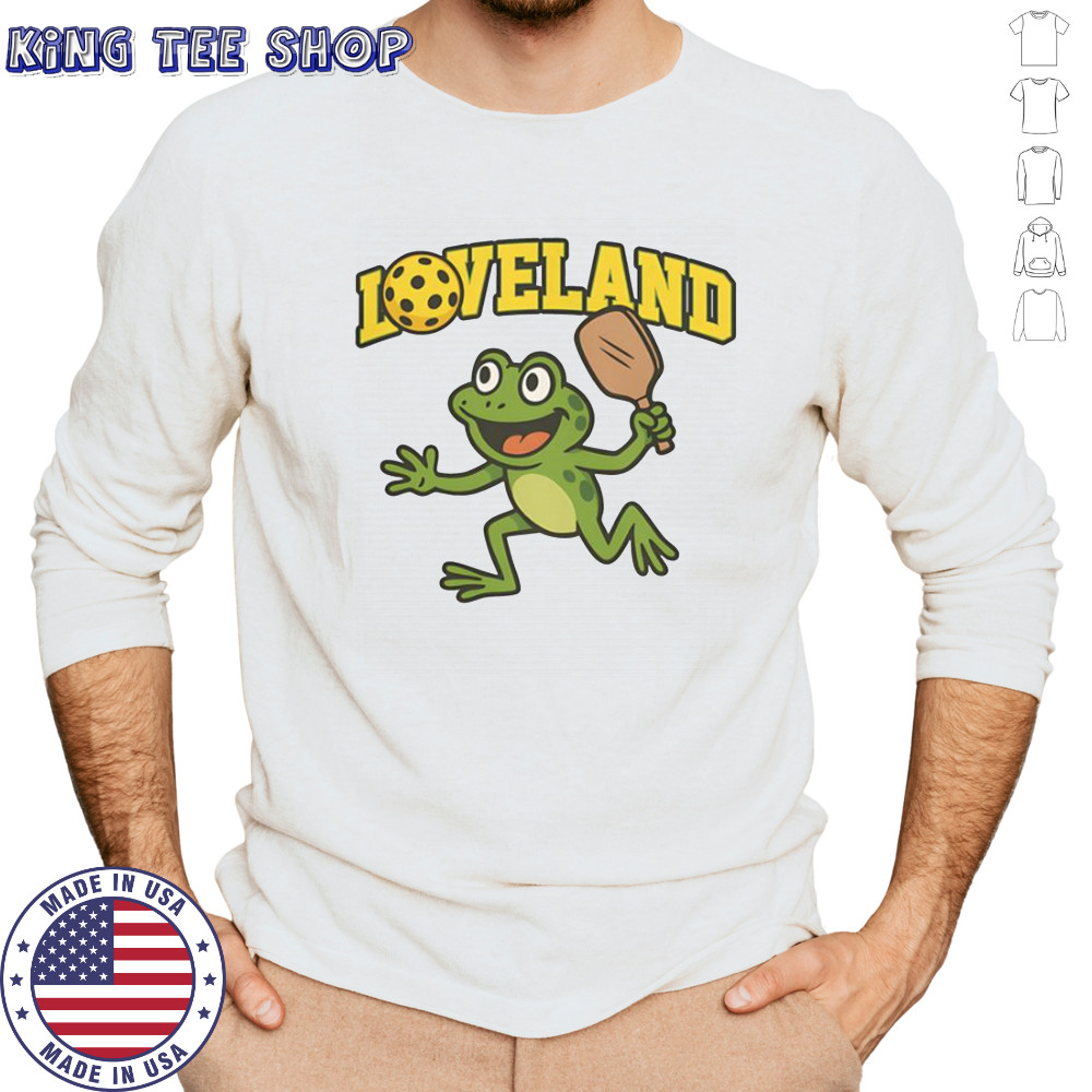 Loveland Frog Pickleball T-Shirt Long Sleeved