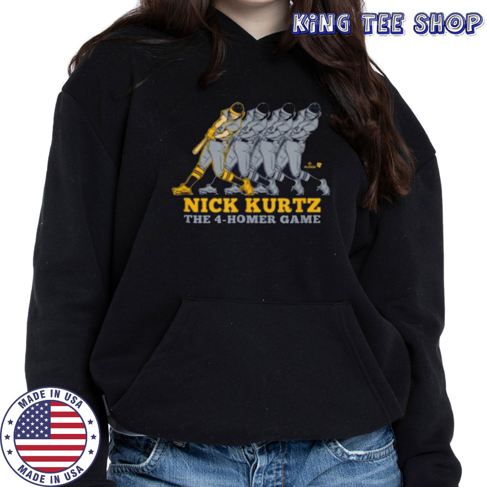 Nick Kurtz Four Home Run Game Oakland Baseball Shirt Hoodie