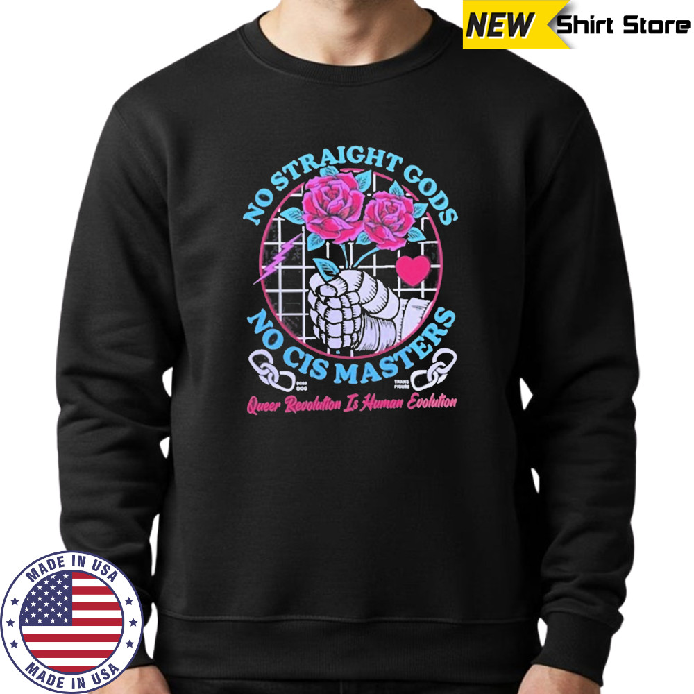 No Straight Gods No Cis Masters Shirt Sweatshirt