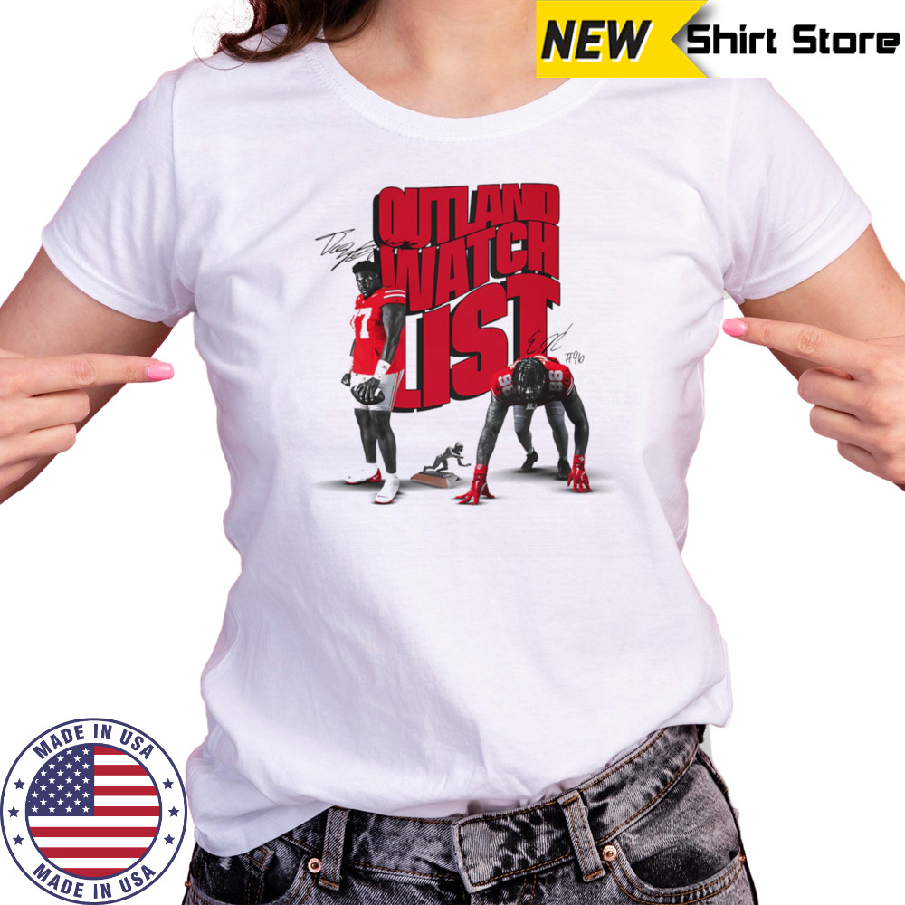 Outland watch list Houston Eddrick and Tegra Masta T Tshabola shirt Women's T-shirt