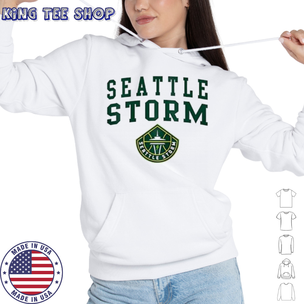WNBA Seattle Storm Girls logo shirt Hoodie