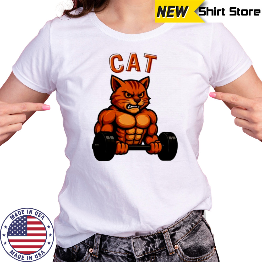 Cat Gym Weightlifting shirt Women's T-shirt