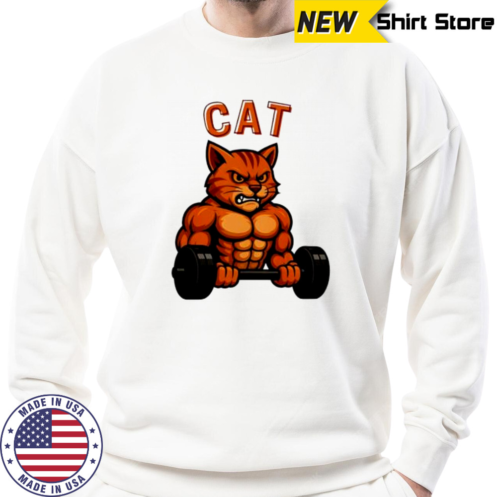 Cat Gym Weightlifting shirt Sweatshirt