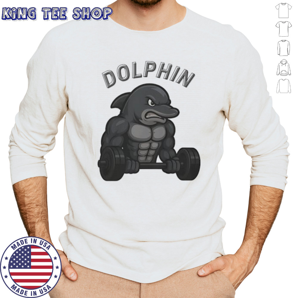 Dolphin Gym Weightlifting shirt Long Sleeved